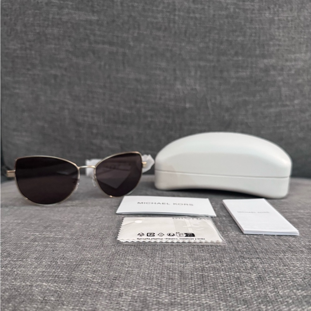 Michael Kors Brown and Gold    Cat-Eye Sunglasses